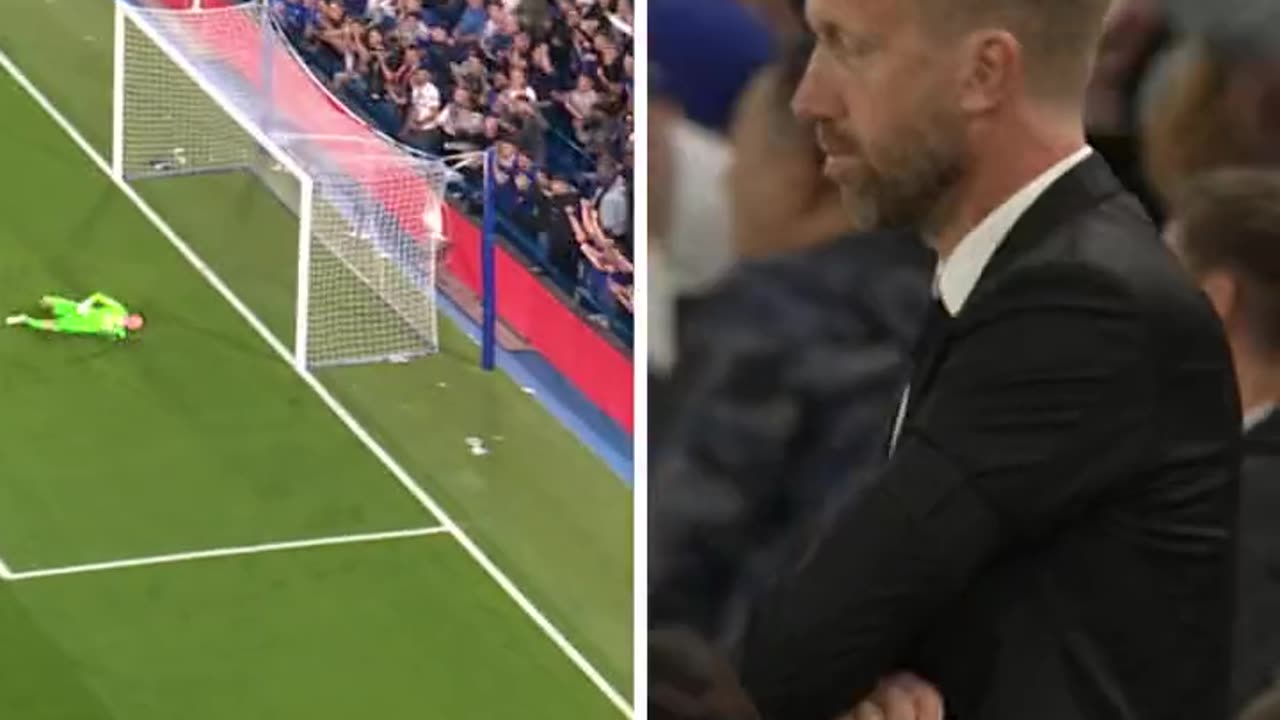 Graham Potter first game at Chelsea a year ago