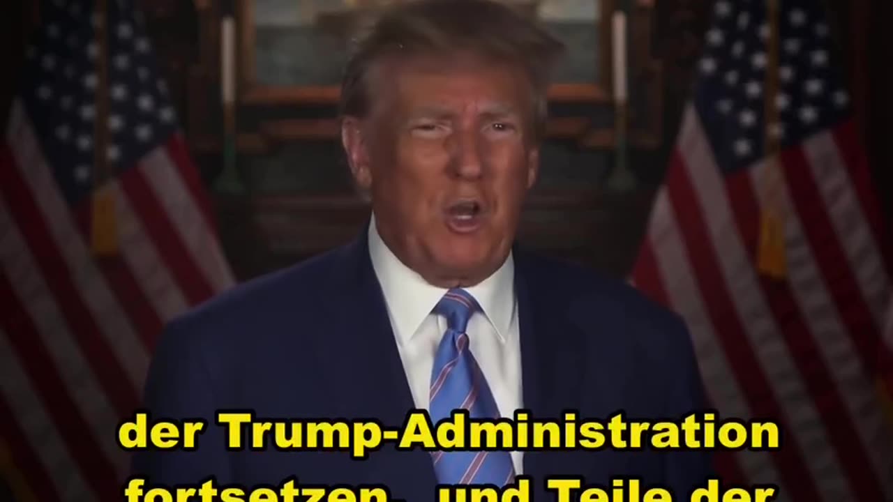 Trump gibt seine erste Erklärung