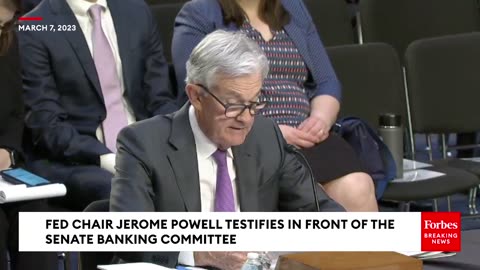 JUST IN- Fed Chair Jerome Powell Speaks About Inflation, Economic Health Before Senate Banking Cmte