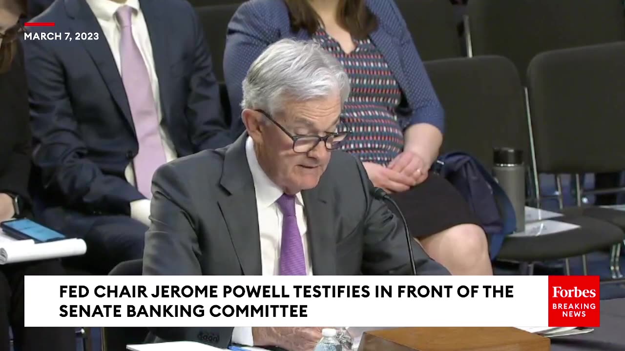 JUST IN- Fed Chair Jerome Powell Speaks About Inflation, Economic Health Before Senate Banking Cmte