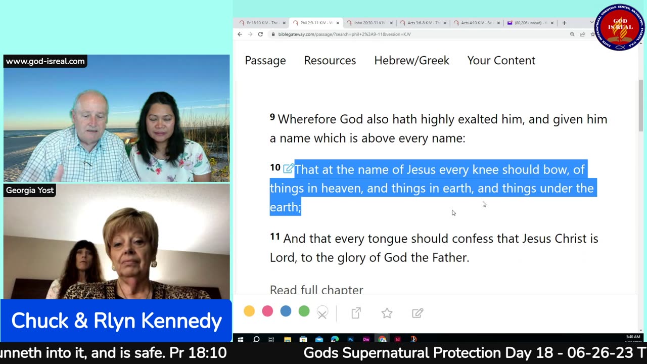 June 26, 2023 God's Supernatural Protection Day18 - Pastor Chuck Kennedy