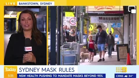 NSW, Australia still wants you muzzled even after 95% 'vaccinated!'