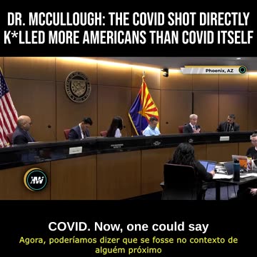 McCullough: A vacina contra o COVID matou diretamente mais americanos do que o próprio COVID