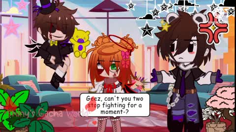 _A happy siblings moment___ FnaF__Gacha club__Short skit__My AU__Enjoy'-'
