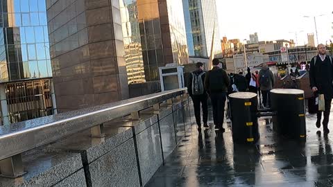 Walking from London Bridge. 8th Nov 2022
