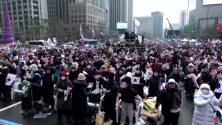 Thousands rally in Seoul, upset over president Yoon's impeachment