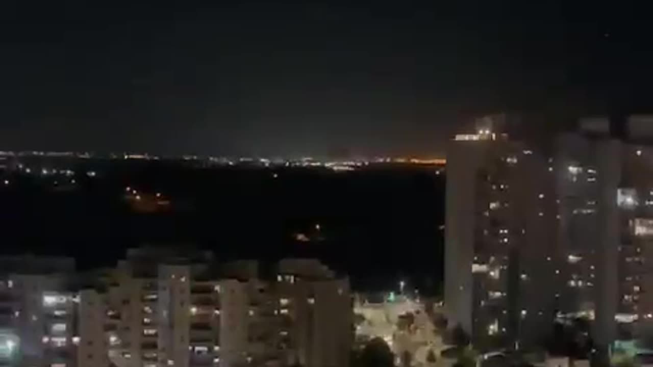 Israel Iron Dome engaging against Hezbollah missiles