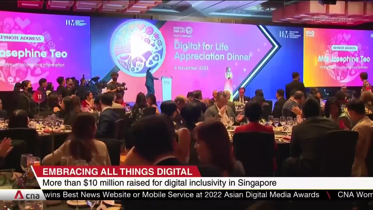 More than S$10m raised for digital inclusivity in Singapore