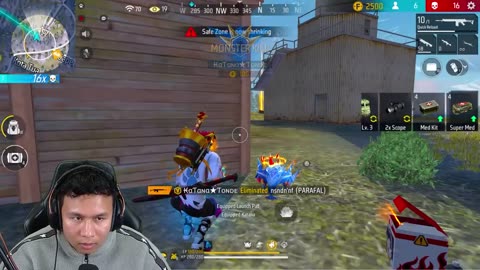 New Ice Wukong 1st Solo Vs Squad Op Gameplay 😱 Tonde Gamer - Free Fire Max