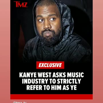 Kanye west wants be call ye from now 3/26/24