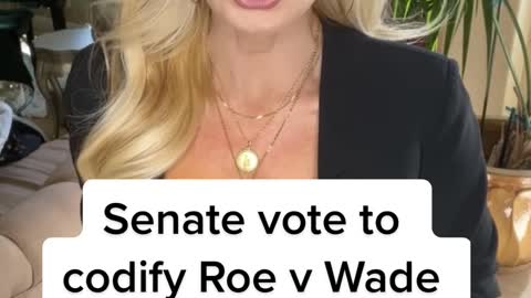 Senate vote to codify Roe v Wade FAILED. Democrat Senator