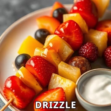 Easy Fruit Kebabs: A Rainbow on a Stick!