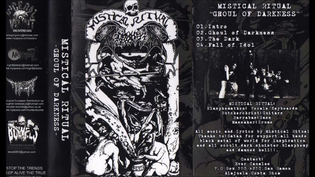 mistical ritual - (1993) - ghoul of darkness (demo)