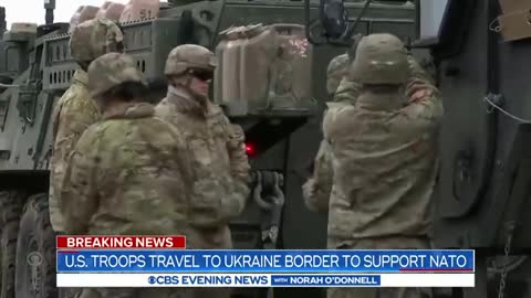 U.S. troops travel to Ukraine border to support NATO