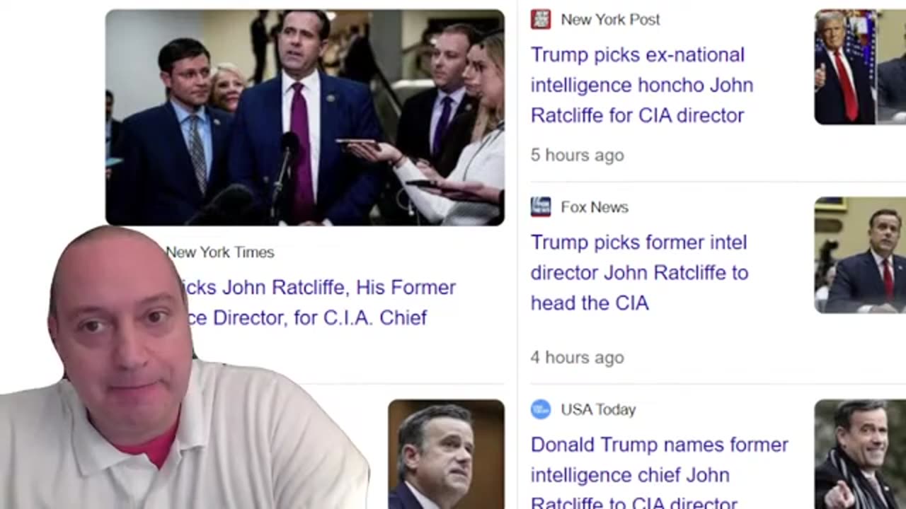 President Trump PICKS JOHN RATCLIFFE AS CENTRAL INTELLIGENCE Director Along with Elon Musk and Vivek