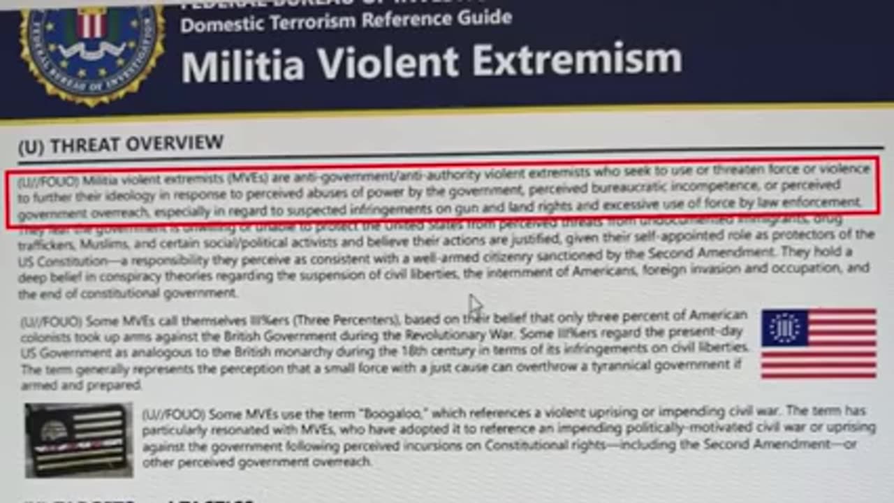 FBI PURPOSELY 'LEAKS' DOCUMENT ☭ TO INTIMIDATE GUN-RIGHTS ADVOCATES AND CONSERVATIVE AMERI