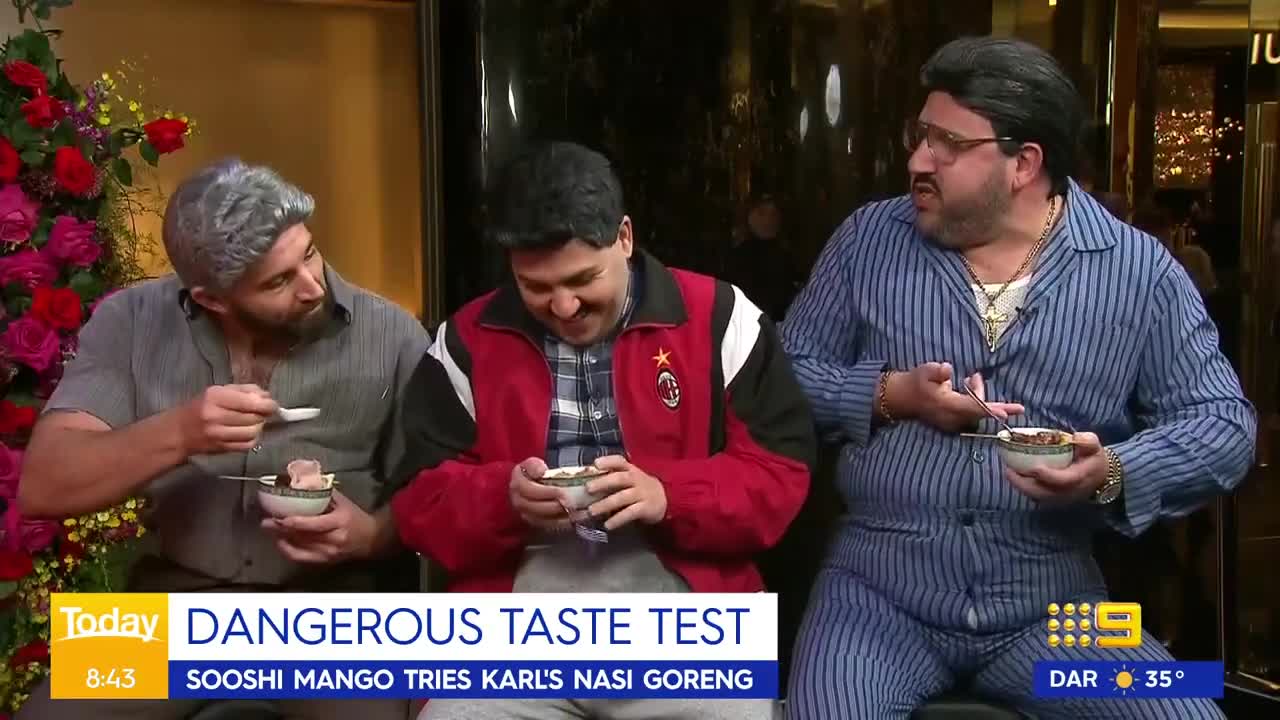 Reporter's tooth falls out before cameras roll | Today Show Australia