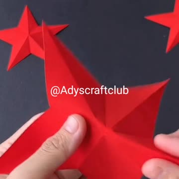 Twinkle paper star craft | Paper craft ideas