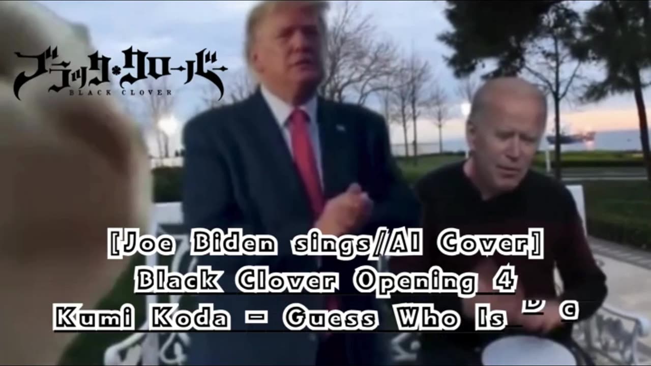 [Joe Biden sings/AI Cover] Black Clover Opening 4 Kumi Koda - Guess Who Is Back