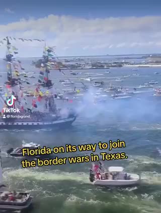 The Florida Naval Militia plans to rendevous with the trucker convoy to relieve the Union