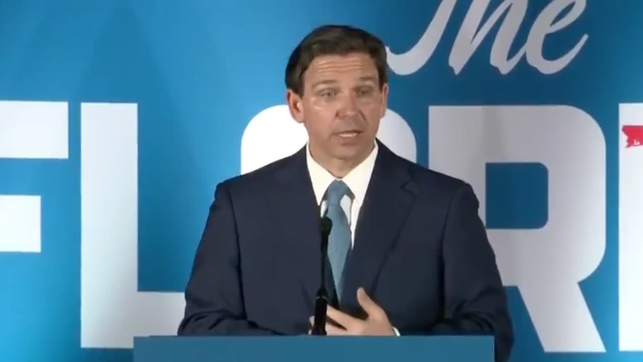 Gov. Ron DeSantis: "Our President Joe Biden, he's weak. He's floundering."