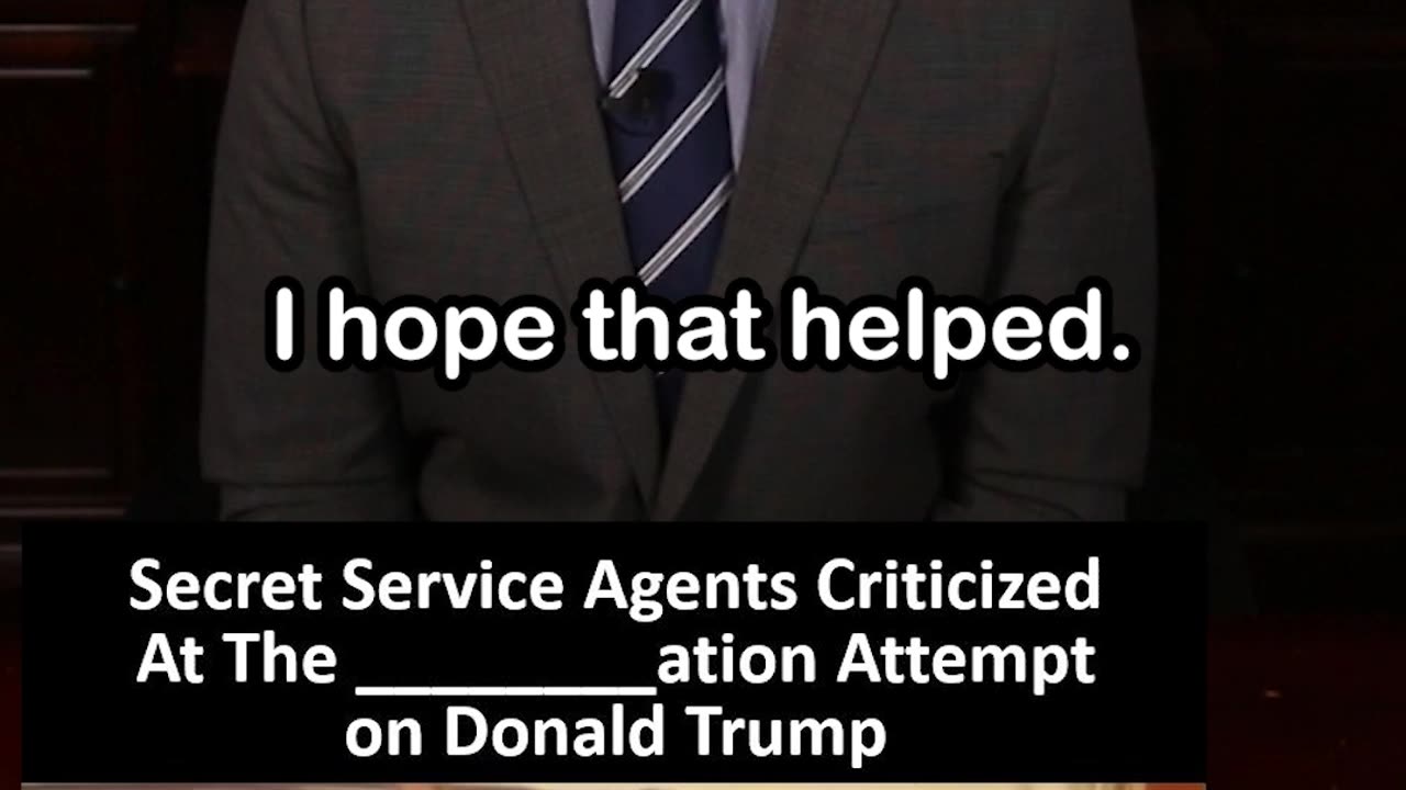 Secret Service Agents Confusion and Failure at Trump Shooting