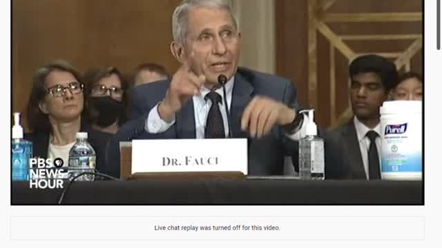 Fauci Walensky before senate