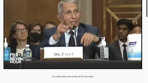 Fauci Walensky before senate