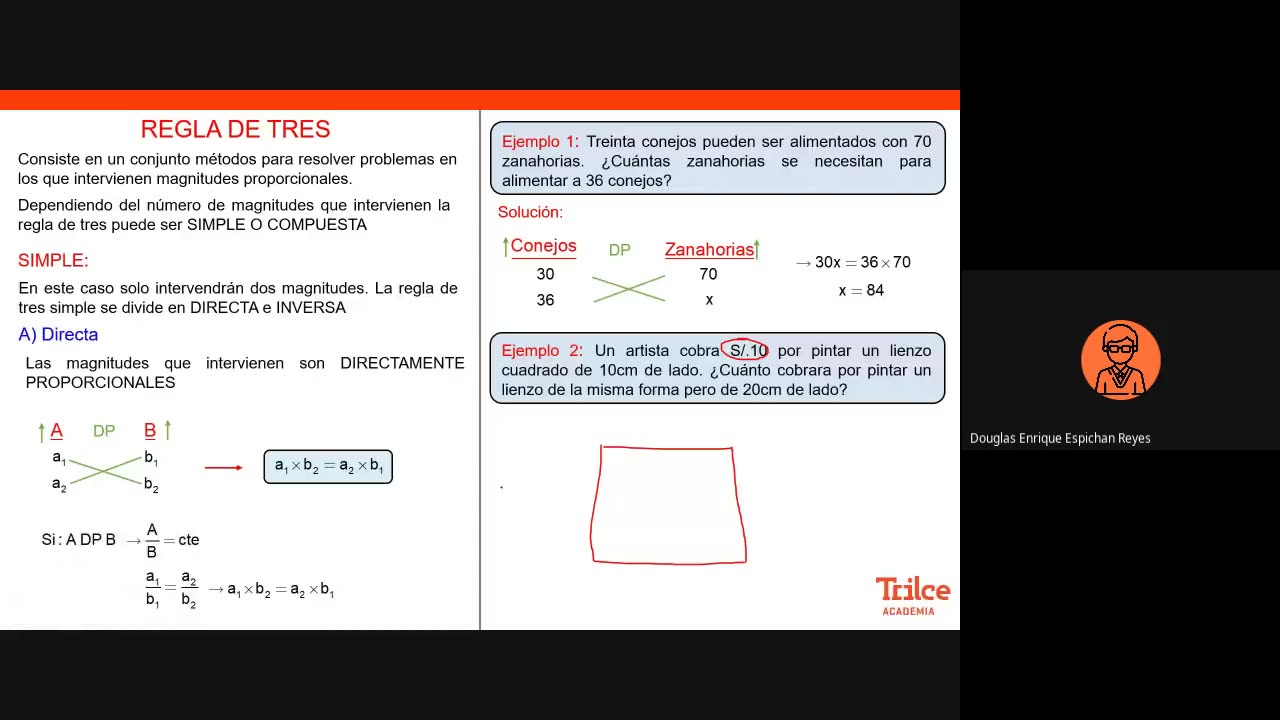 TRILCE SEMESTRAL 2021 | SEMANA 04 | ARITMÉTICA: REGLA DE TRES