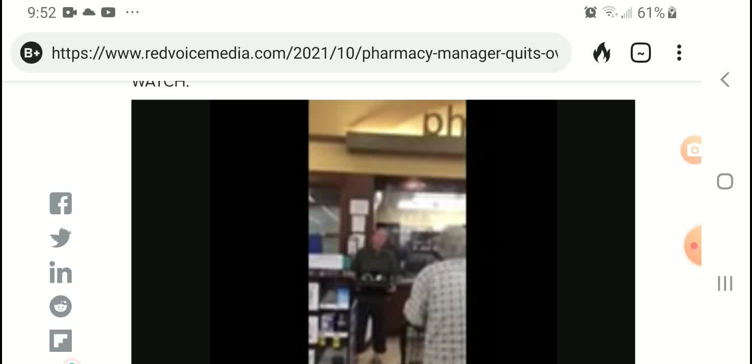 Pharmacy Manager Quits - "I will not give people this poison"