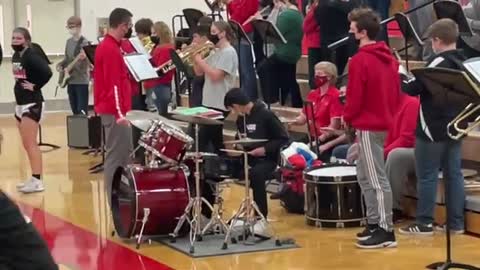 Who’s in a pep band?