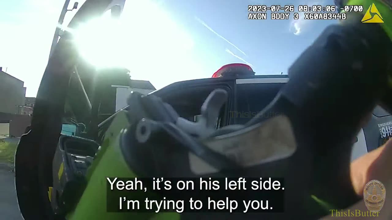 LAPD uses 40 mm less-lethal projectile on a woman armed with a 17.5-inch machete