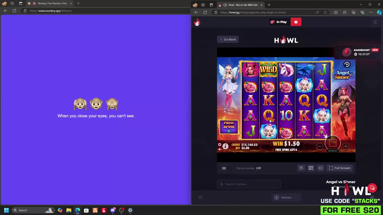 "!howl !discord" - 10-23-2024 - Stackswopo MonkeyApp & Gambling Stream