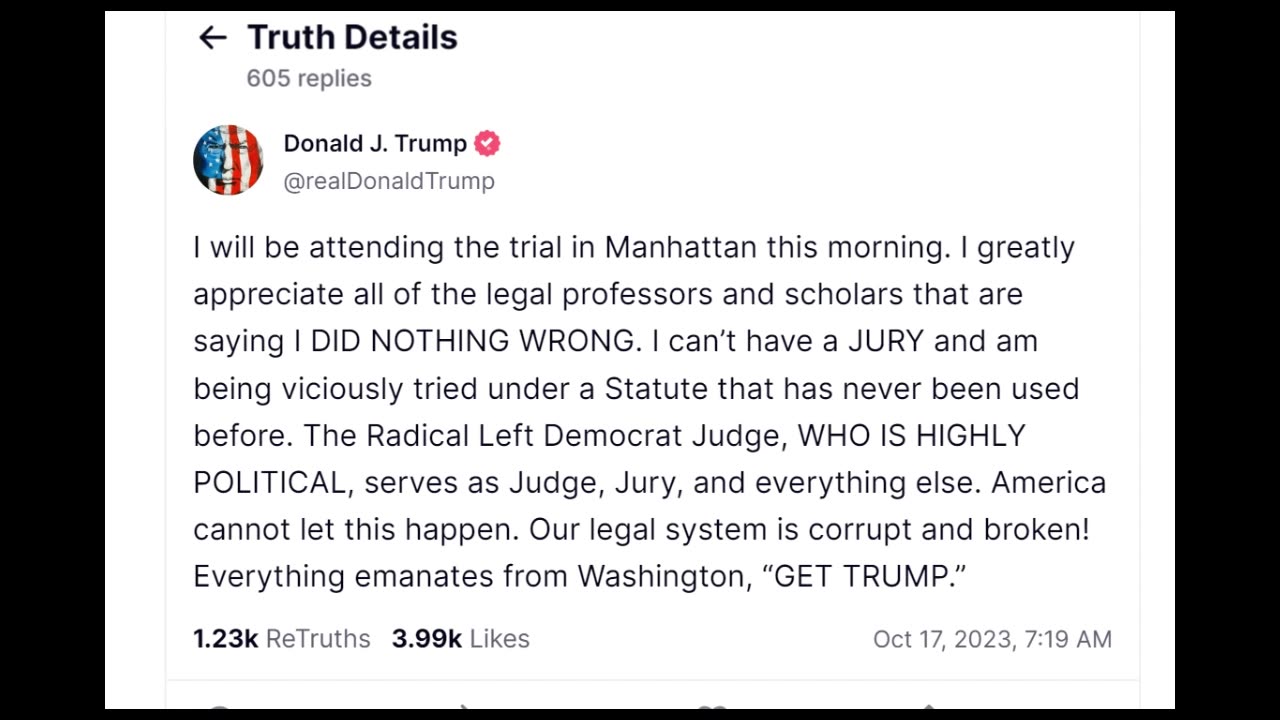 Early Morning Truth Posts by Trump