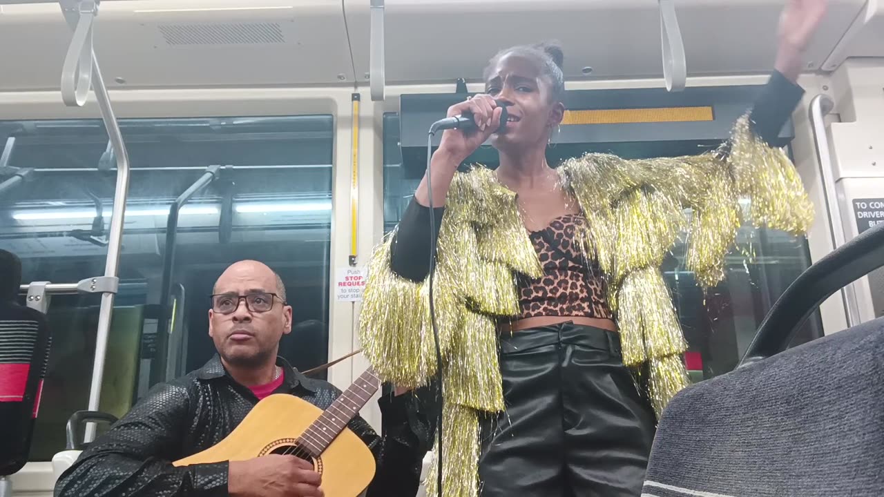 🎶 Joshica Performs "Nobody's Fool" Live on the DC Trolley Car at Art All Night! 🚋🎸