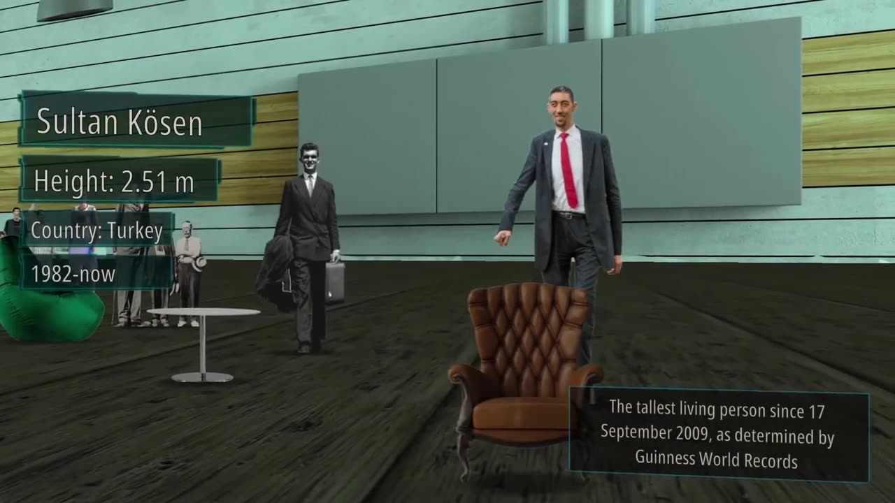 Height COMPARISON_ Tallest people in the 3DWORLD