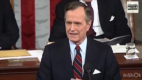 On September 11th, 1990 Bush's New World Order is virtually identical with Hitler's