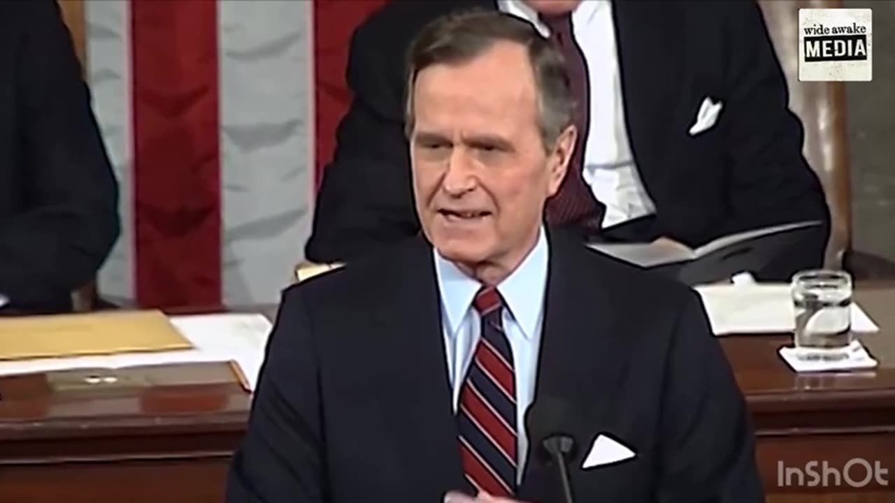 On September 11th, 1990 Bush's New World Order is virtually identical with Hitler's