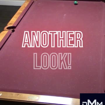 2 BANK SHOT BACK INTO THE SIDE POCKET!