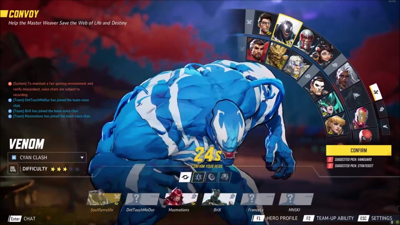 Venom guide Marvel Rivals ( French)