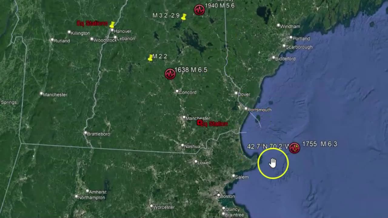 New Hampshire 20 Years Overdue for Large Earthquake, M 2.2 Early Morning Quake