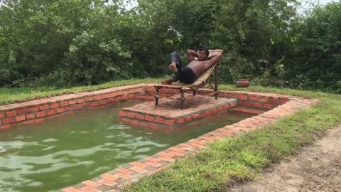 Build Amazing Swimming Pool Underground