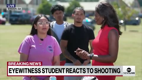 Eyewitness student tells they saw blood everywhere during Georgia high school shooting