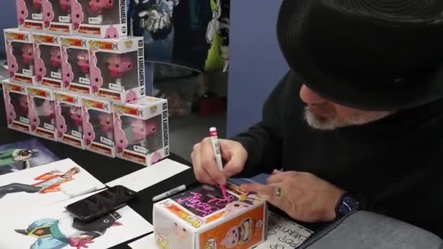 Imagine having your Majin Buu funko pop signed by him - Josh Martin