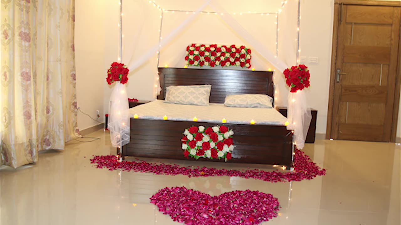 room decoret jmf flover har phol hai.gulab.motia.guledaood.jasmine