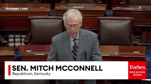 'Everything's Going Up Except The Paychecks'- Mitch McConnell Assails 'Bidenomics'