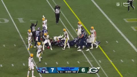 Packers stuff Derrick Henry on 4th down after an 18 play drive