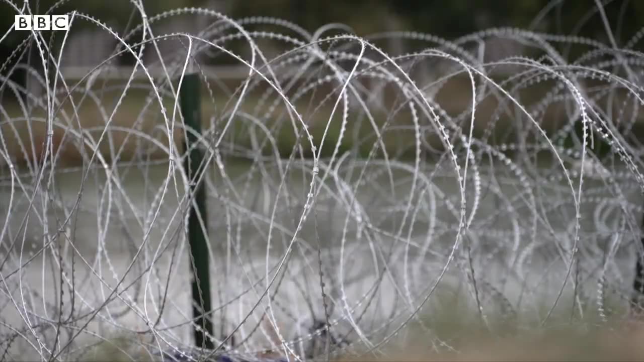 How a US town's river bordering Mexico has become highly politicised - BBC Newsnight