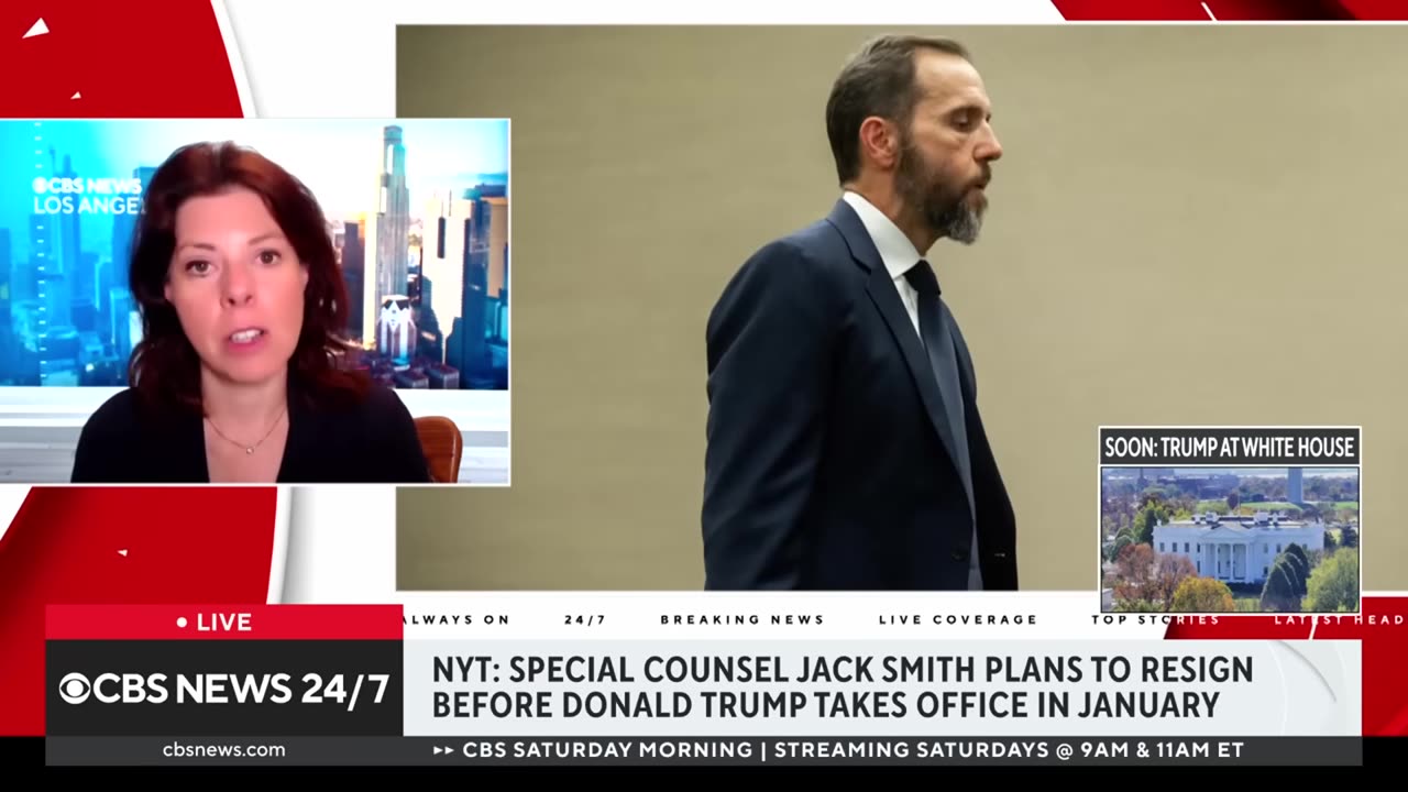 Jack Smith to resign before Trump takes office