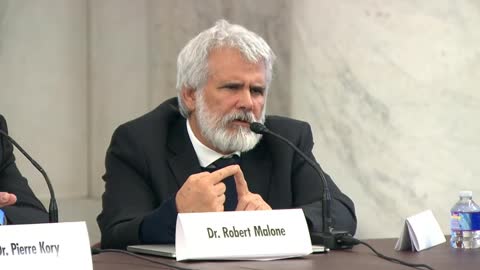 Senator Johnson’s COVID panel with Dr. Robert Malone. "This must stop for the sake of the world!"